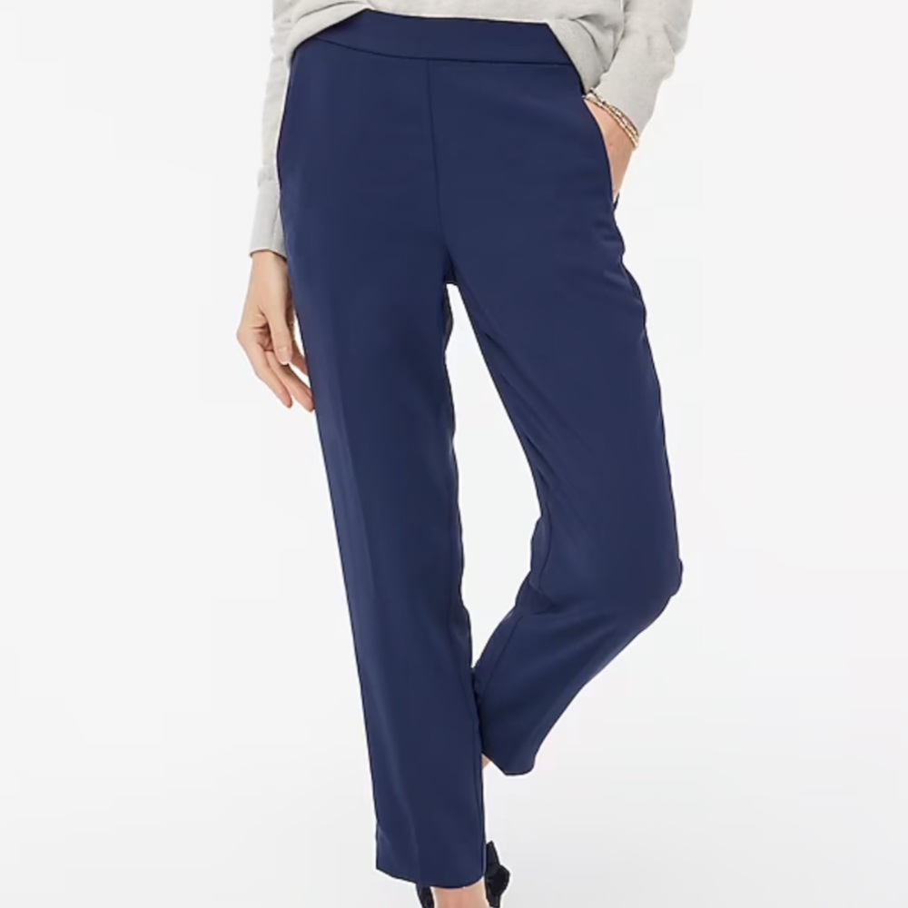 J. CREW JAMIE PANT - NAVY SIZE 6